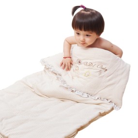 Organic Sleeping Bag Supplier - 118x56 Natural Colored Cotton