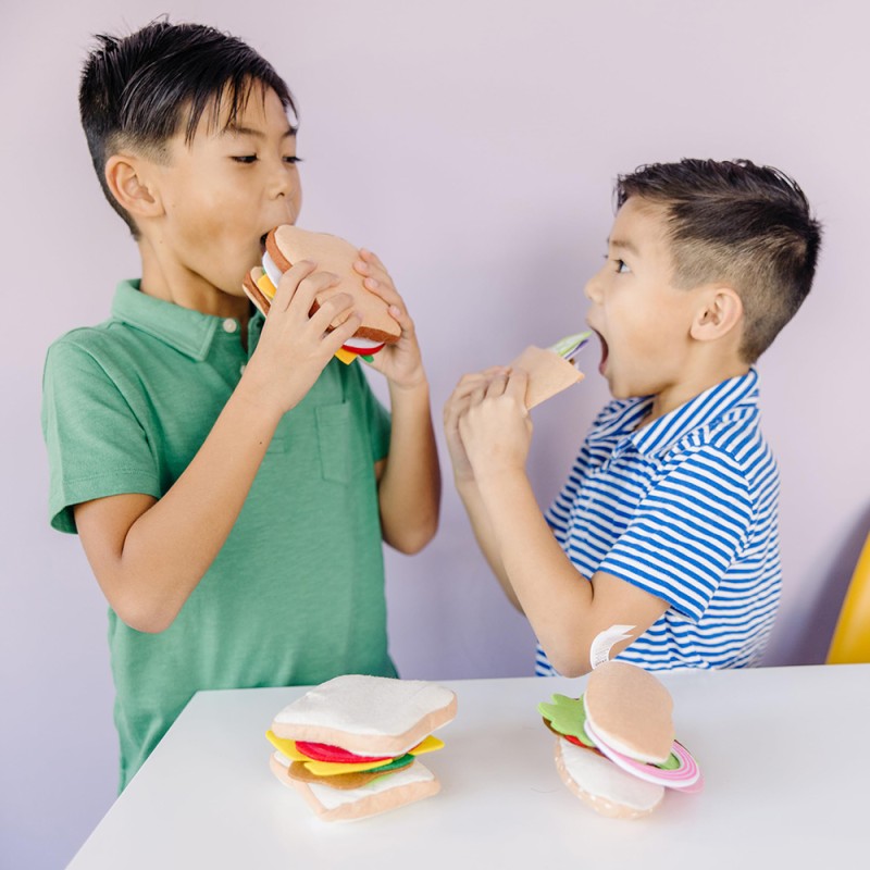 Play Food Factory - Felt Burger Sandwich