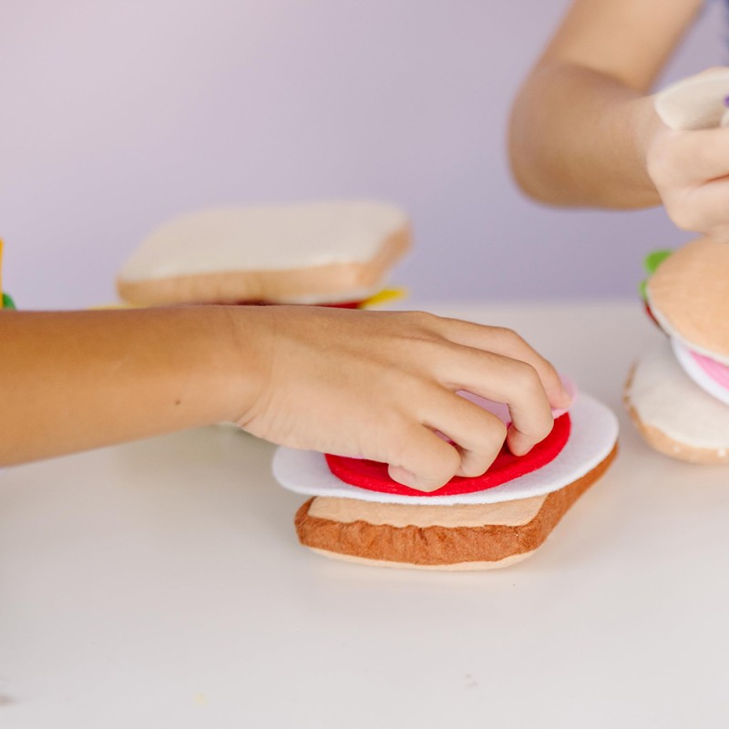 Play Food Factory - Felt Burger Sandwich
