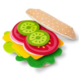 Play Food Factory - Felt Burger Sandwich