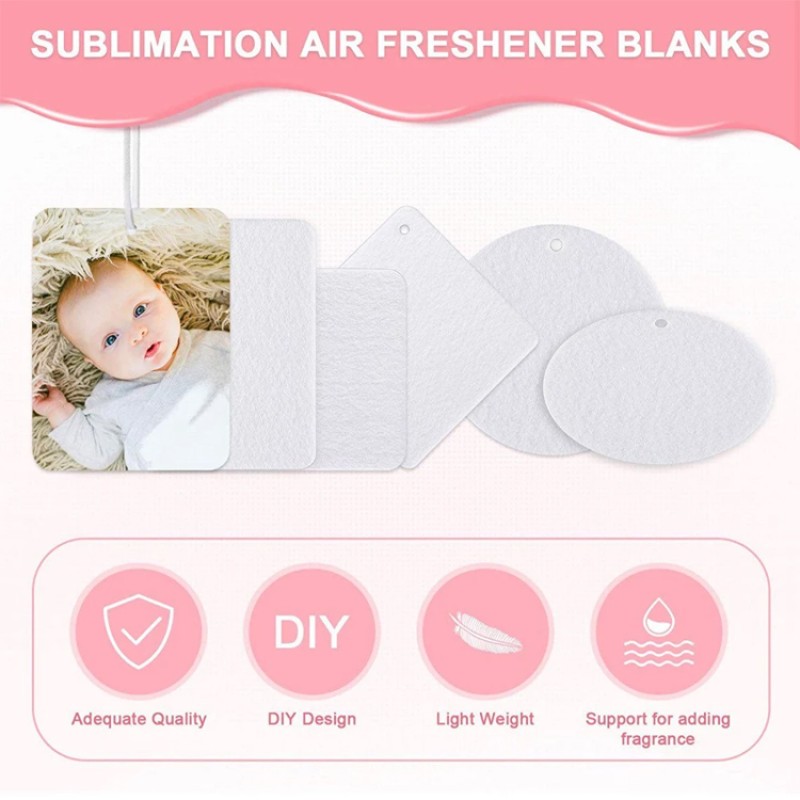 Air Freshener Manufacturer - Sublimation Car Blanks
