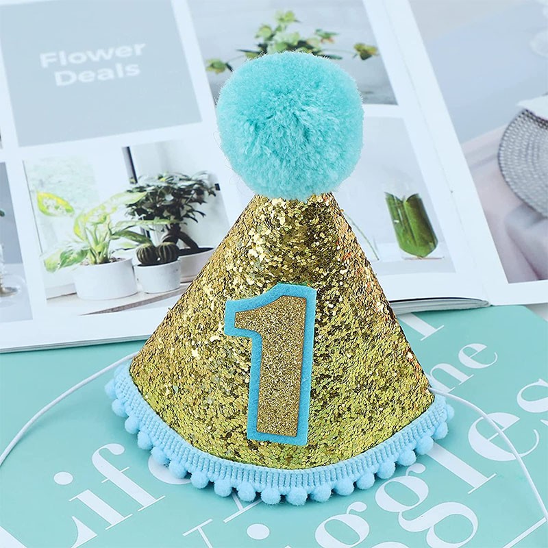 Birthday Hat Factory - Glitter Sparkle Cone