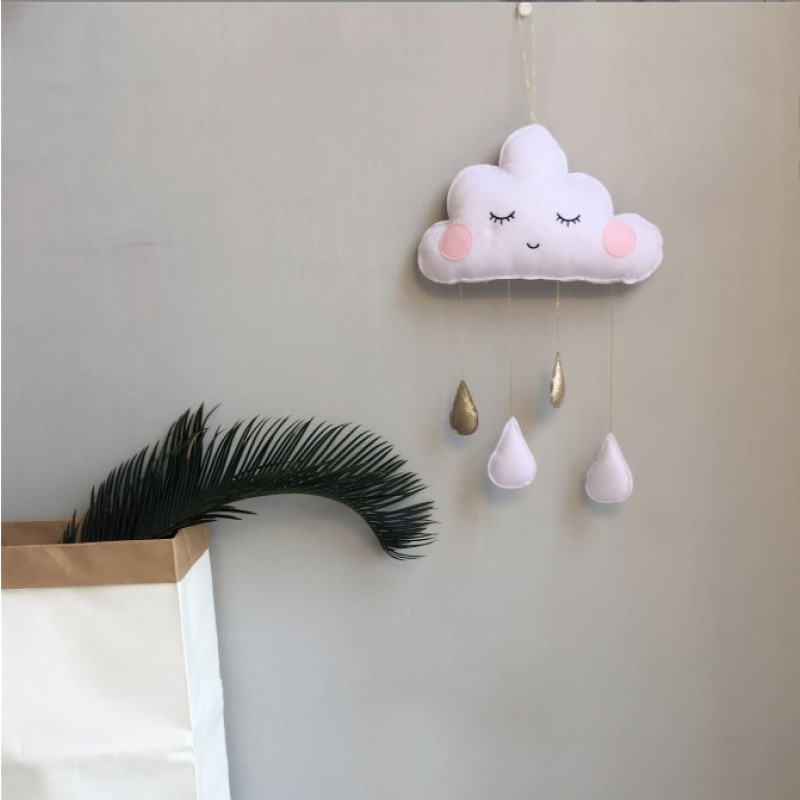 Wall Decoration Manufacturer - Felt Cloud Raindrop