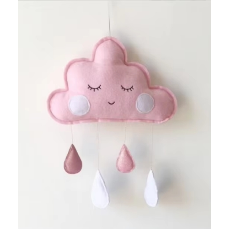 Wall Decoration Manufacturer - Felt Cloud Raindrop
