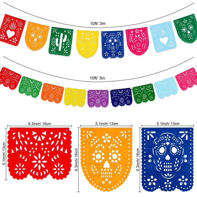 Party Banner Supplier - Mexican Felt Garland