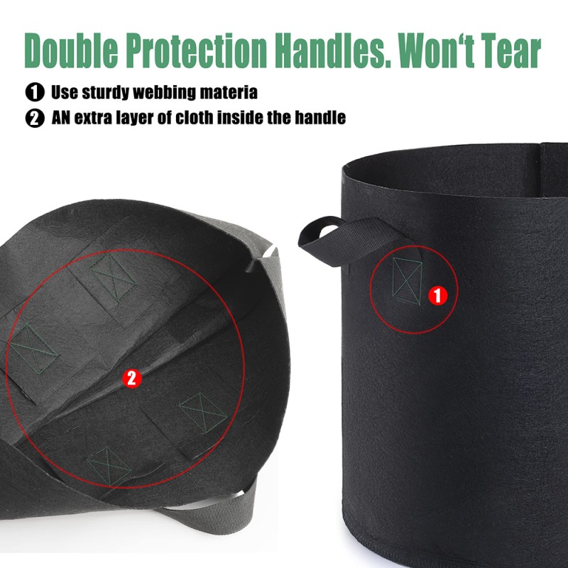 Grow Bag Factory - Heavy Duty Fabric Pot