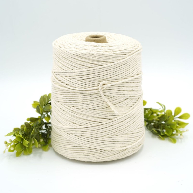 Macrame Cord Factory - Recycled Natural Cotton