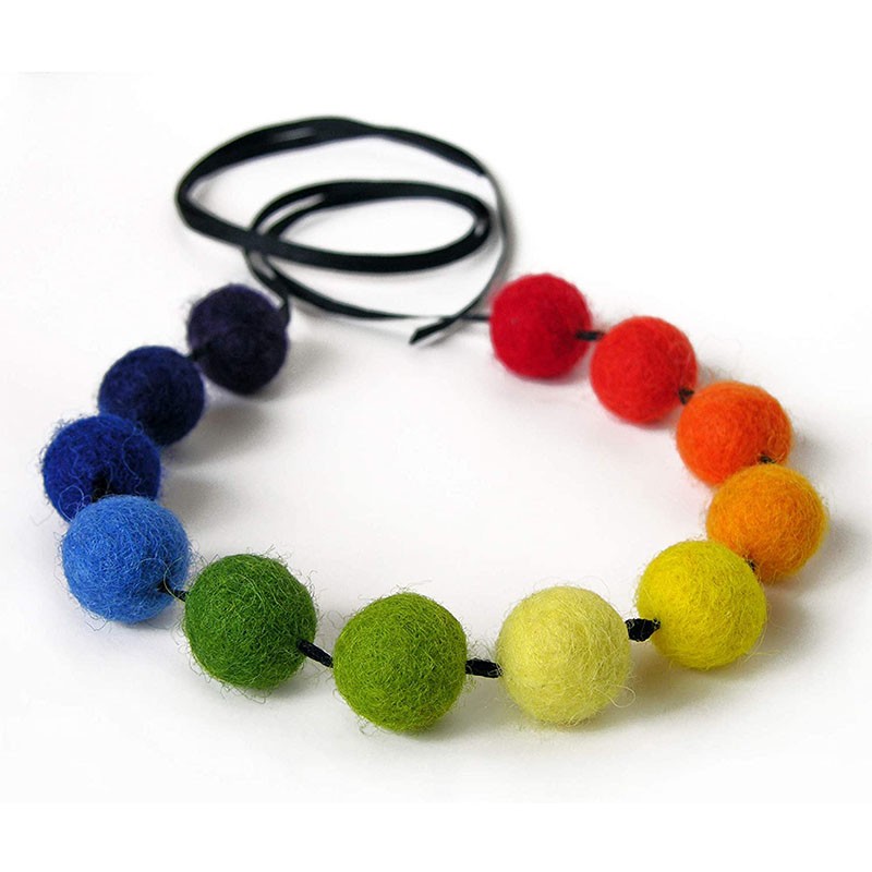 Christmas Ball Factory - Colorful Wool Felt