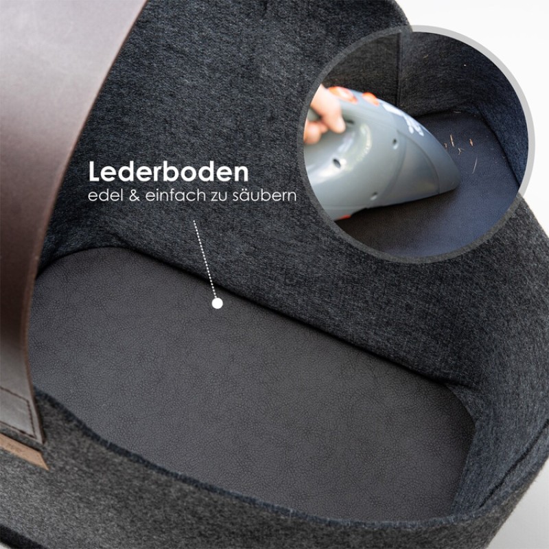 Firewood Basket Supplier - Felt Wooden Leather