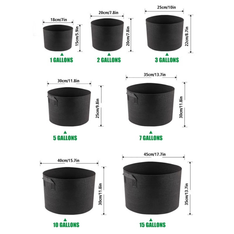 Grow Bag Factory - 300G Thickened Fabric