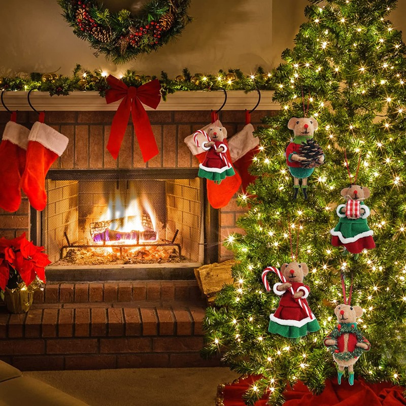 Christmas Decoration Factory - Felt Mouse Ornament