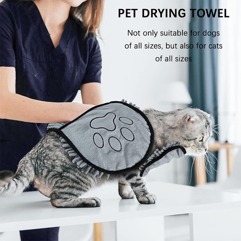 Pet Towel Supplier - Absorbent Massage Fast