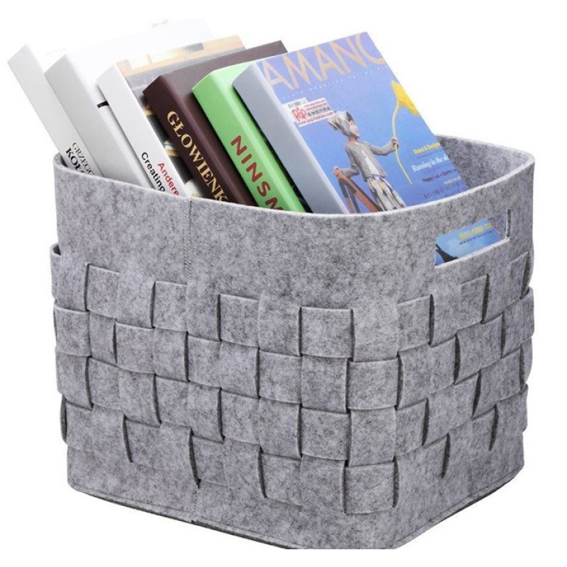Storage Basket Supplier - Handmade Rectangular Felt