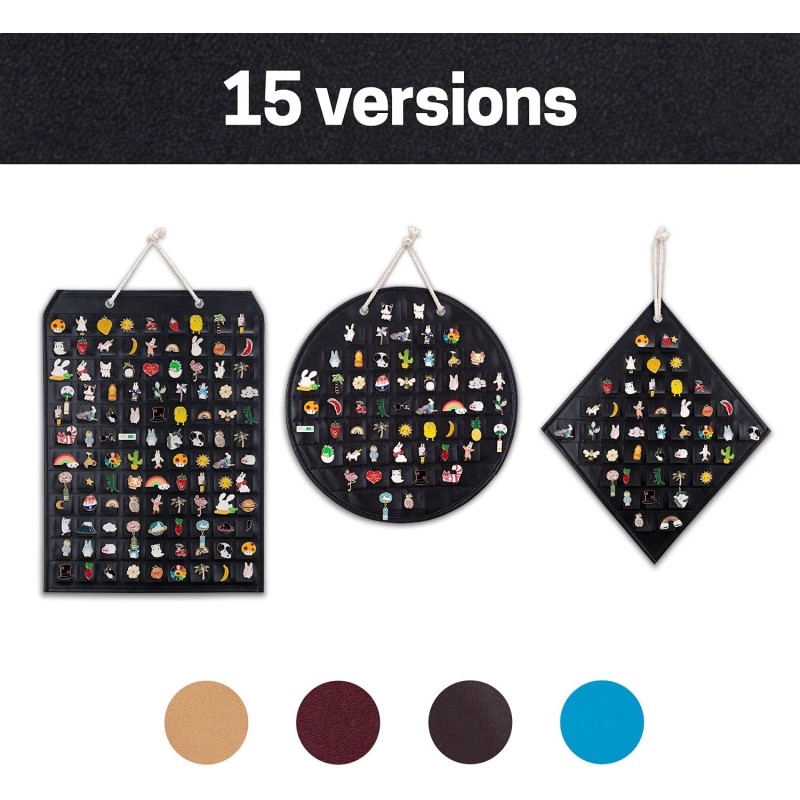 Pin Display Factory - Wall Mount Leatherfelt