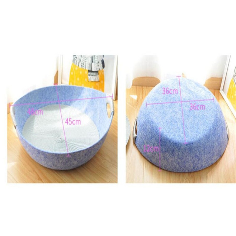 Pet Bed Supplier - Felt Nest Round Modern