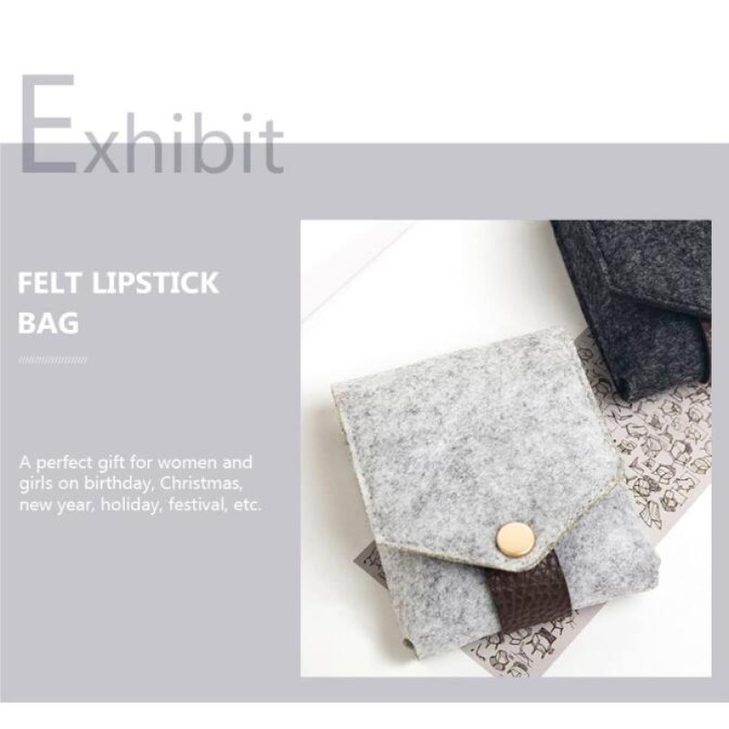 Makeup Case Supplier - Felt Lipstick Organizer