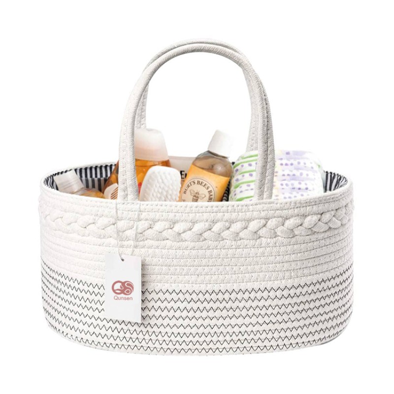 Diaper Caddy Supplier - Foldable Cotton Rope