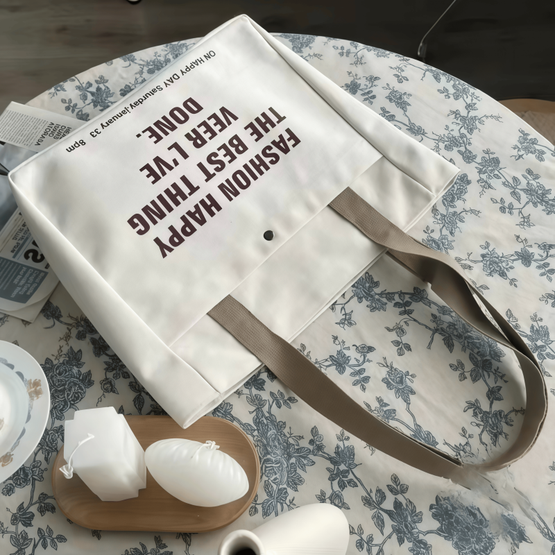 Tote Bag Manufacturer - Zipper Cotton Canvas