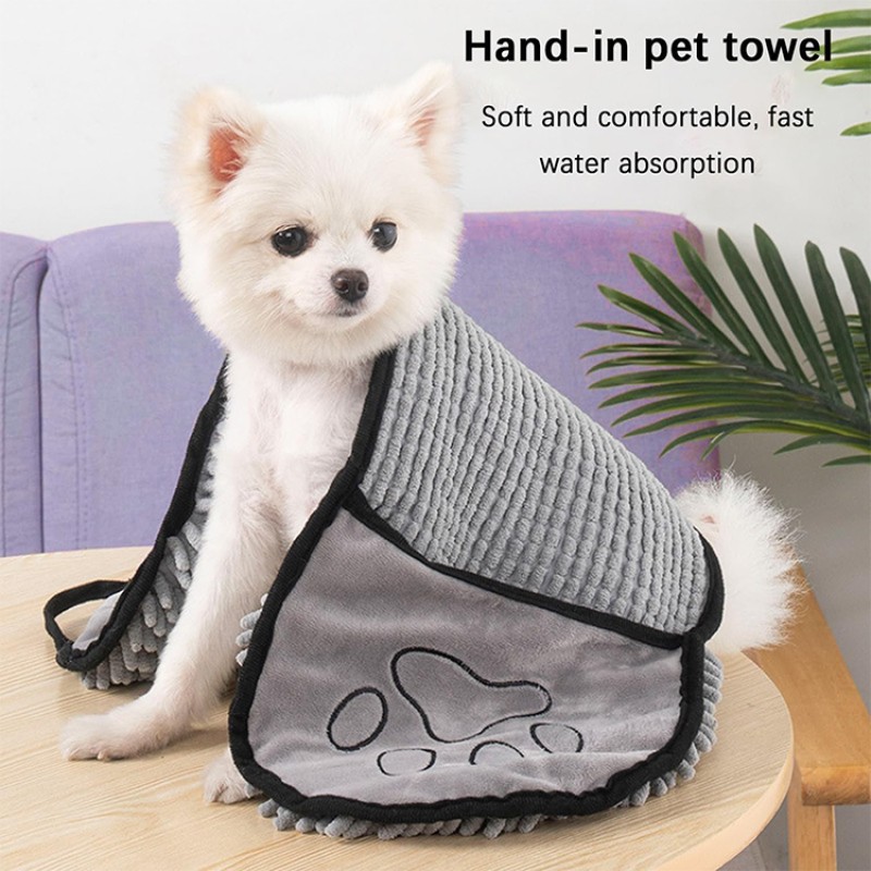 Pet Towel Supplier - Absorbent Massage Fast