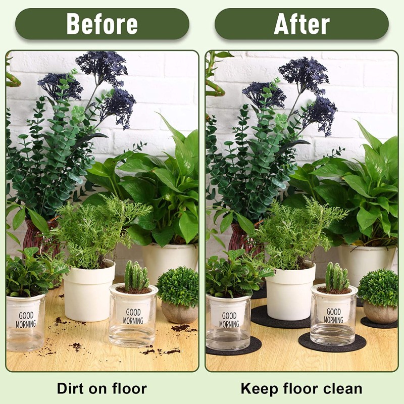 Plant Coaster Supplier - Reversible Felt Mat