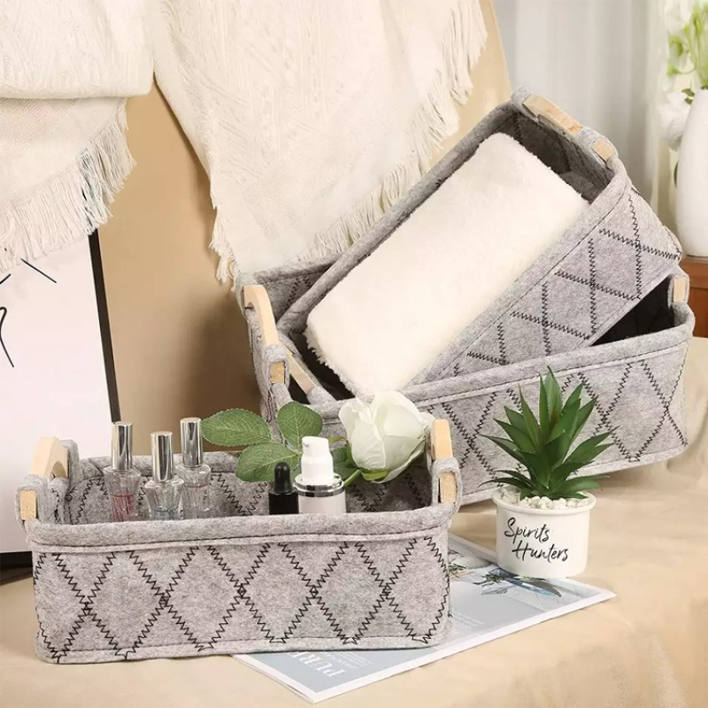 Storage Box Supplier - Felt Fabric Organizer