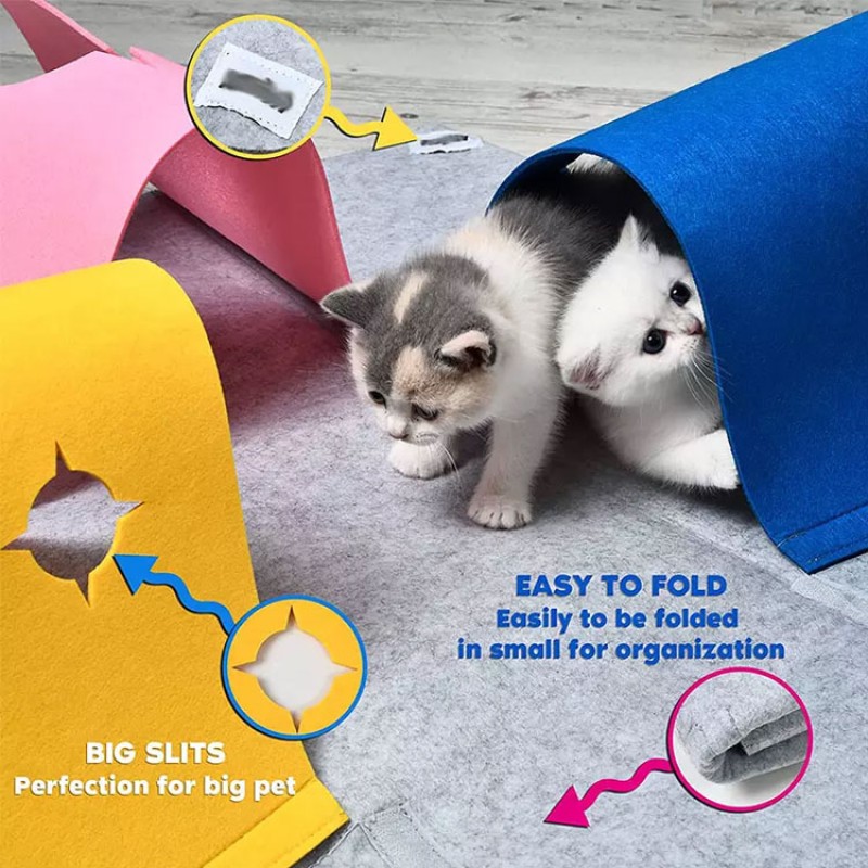 Cat Mat Manufacturer - Blanket Tunnel Play
