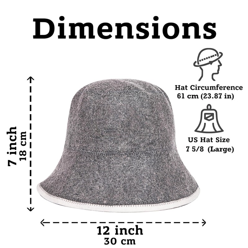 Sauna Hat Factory - Bucket Type Eco Friendly