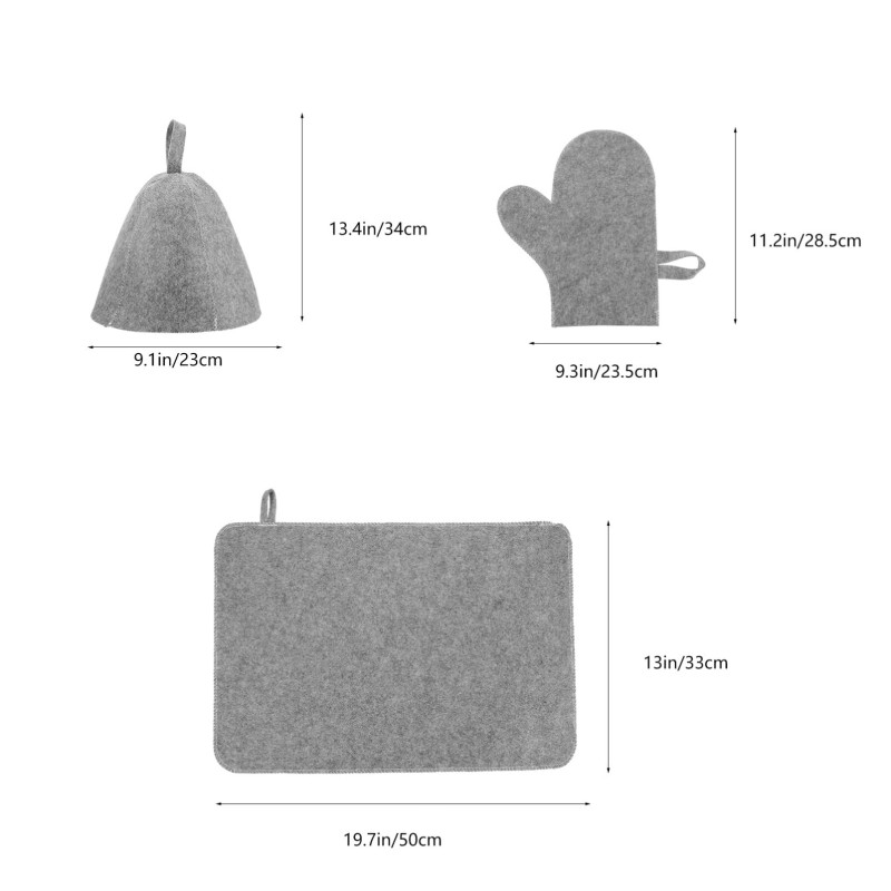 Sauna Set Factory - Russian Hat Glove