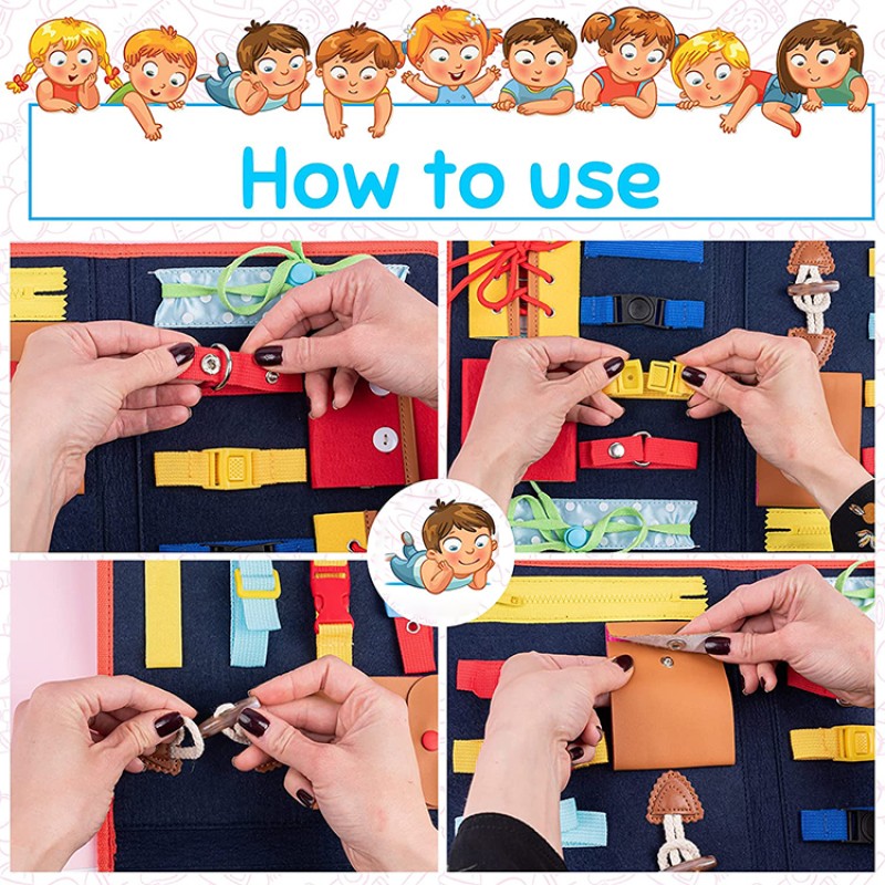 Felt Book Factory - Educational Soft Fabric