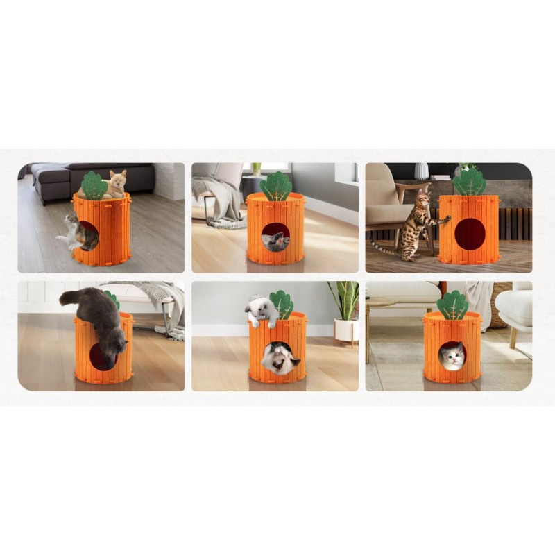 Cat House Factory - Foldable Carrot Tunnel