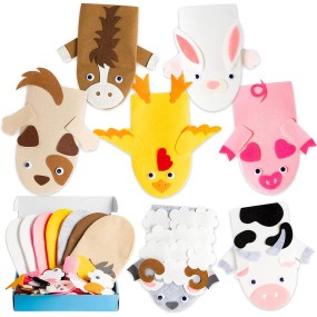 Hand Puppet Factory - DIY Sewing Craft Kit