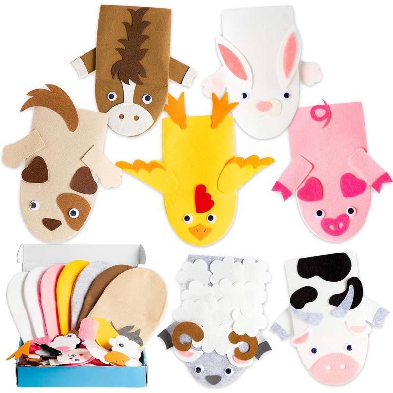 Hand Puppet Factory - DIY Sewing Craft Kit