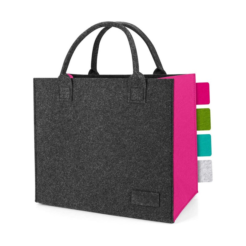 Tote Bag Manufacturer - Reusable Gray Wool