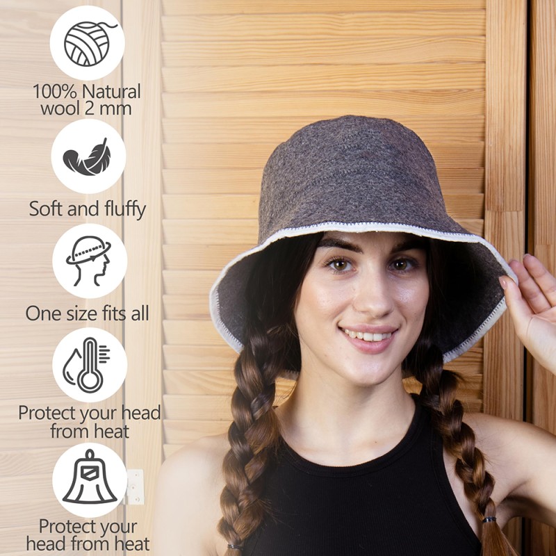 Sauna Hat Factory - Bucket Type Eco Friendly