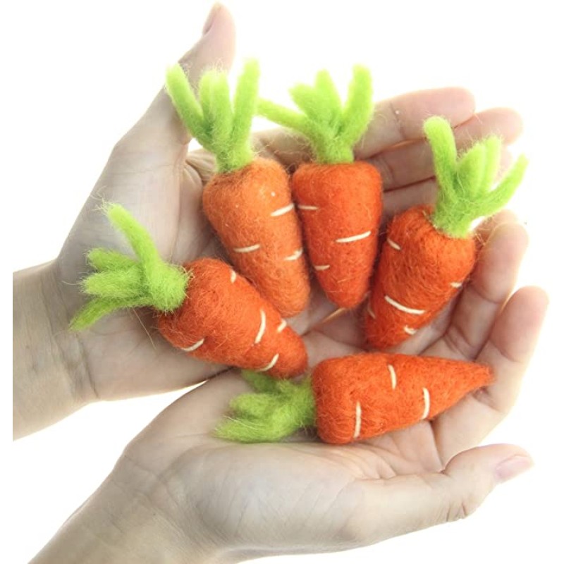 Easter Ornament Supplier - Handmade Woll Carrot