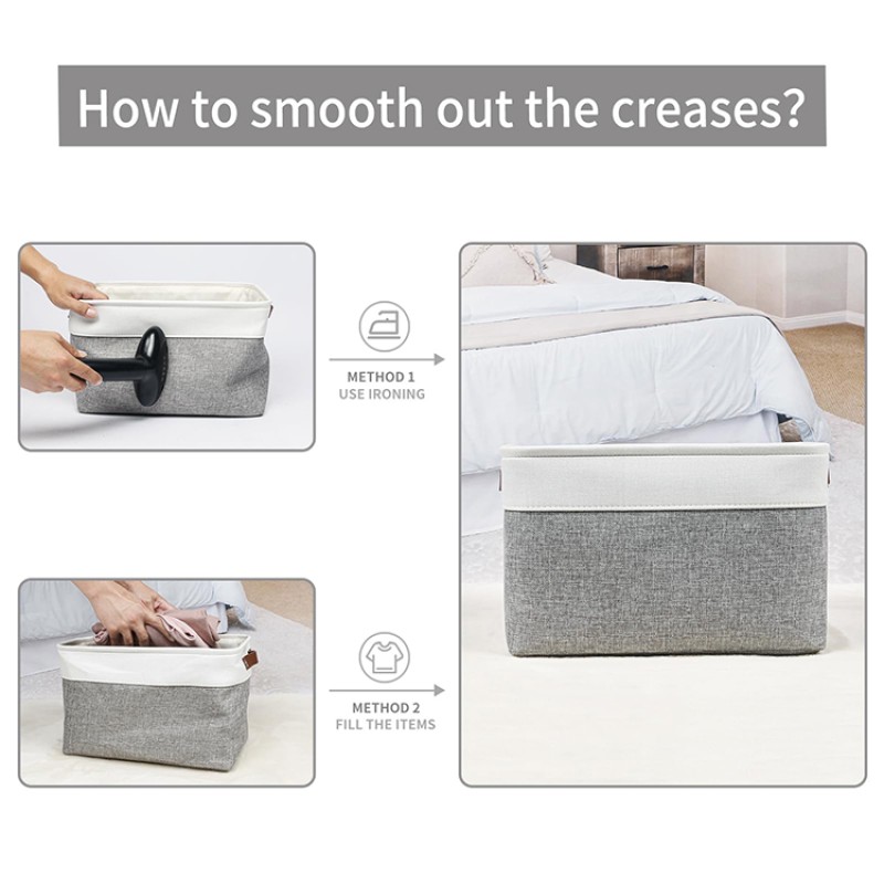 Laundry Basket Supplier - Foldable Fabric Large