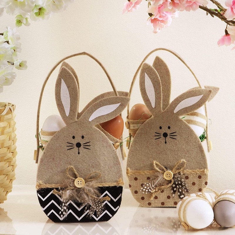 Easter Basket Factory - Felt Bunny Shape Candy