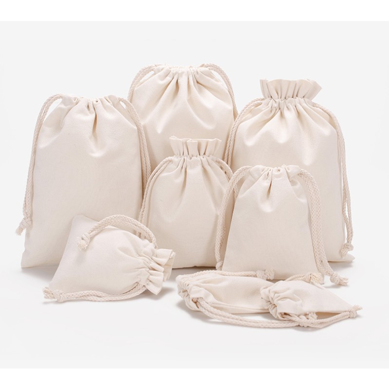 Jewelry Pouch Supplier - Canvas Cotton Drawstring