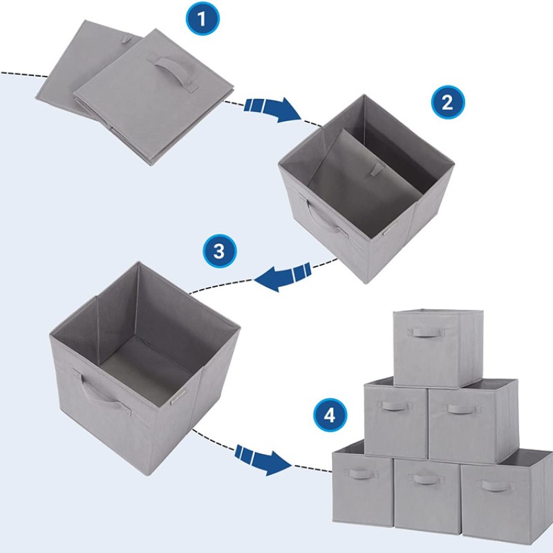 Storage Basket Supplier - Foldable Collapsible Felt