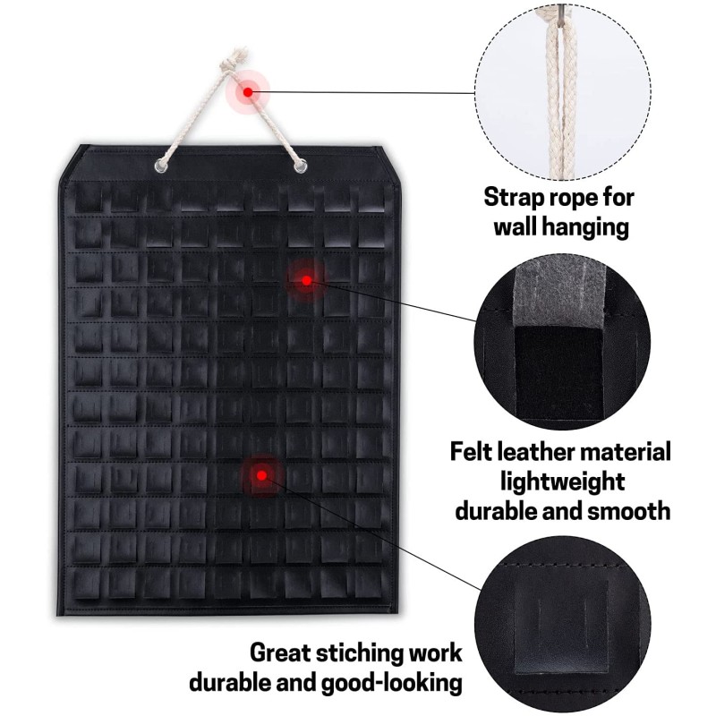 Pin Display Factory - Wall Mount Leatherfelt