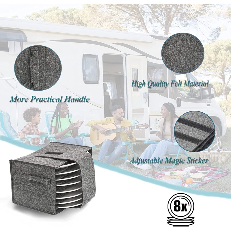 Dish Organizer Factory - Camping Tableware Felt