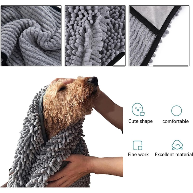 Pet Towel Supplier - Absorbent Massage Fast