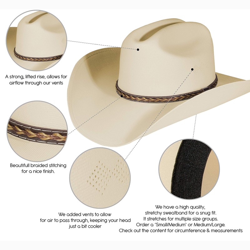 Cowboy Hat Factory - Plain Felt Pinch Front