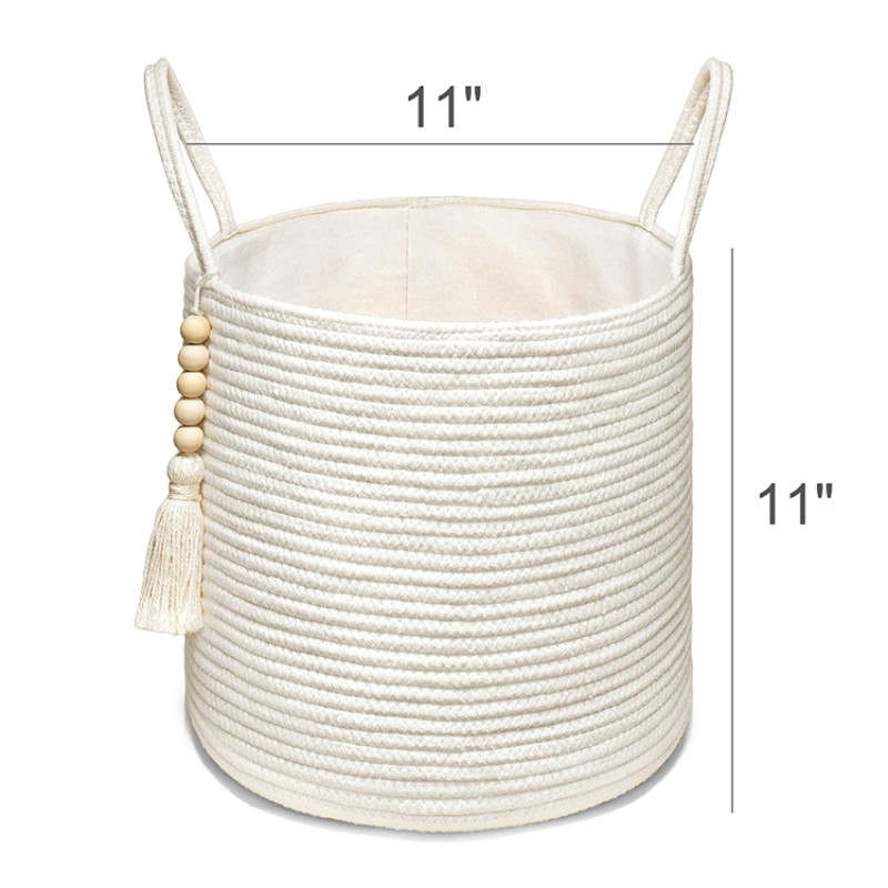 Storage Basket Supplier - Cotton Rope Woven
