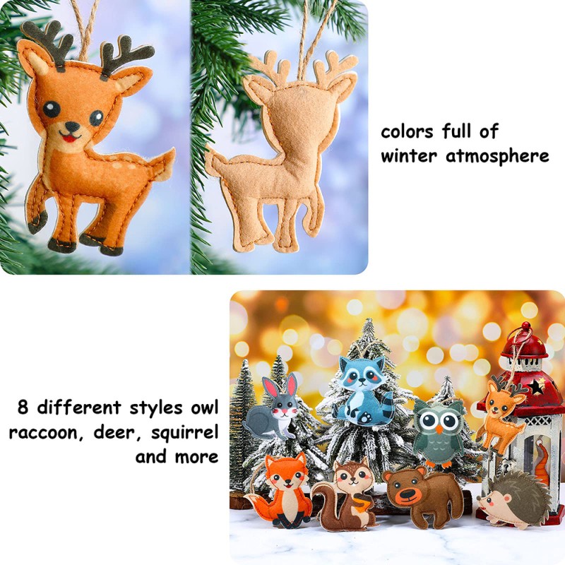 Ornament Set Supplier - Woodland Animals Craft