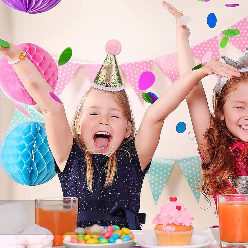 Birthday Hat Factory - Glitter Sparkle Cone