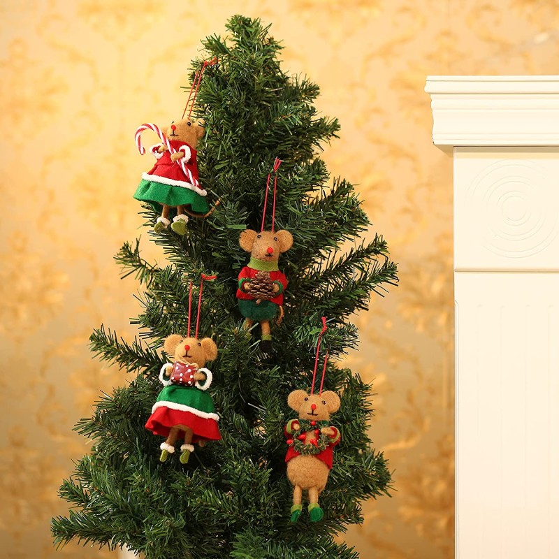 Christmas Decoration Factory - Felt Mouse Ornament