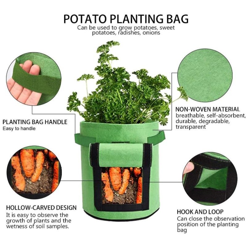 Planter Pot Factory - 7 Gallon Felt Grow