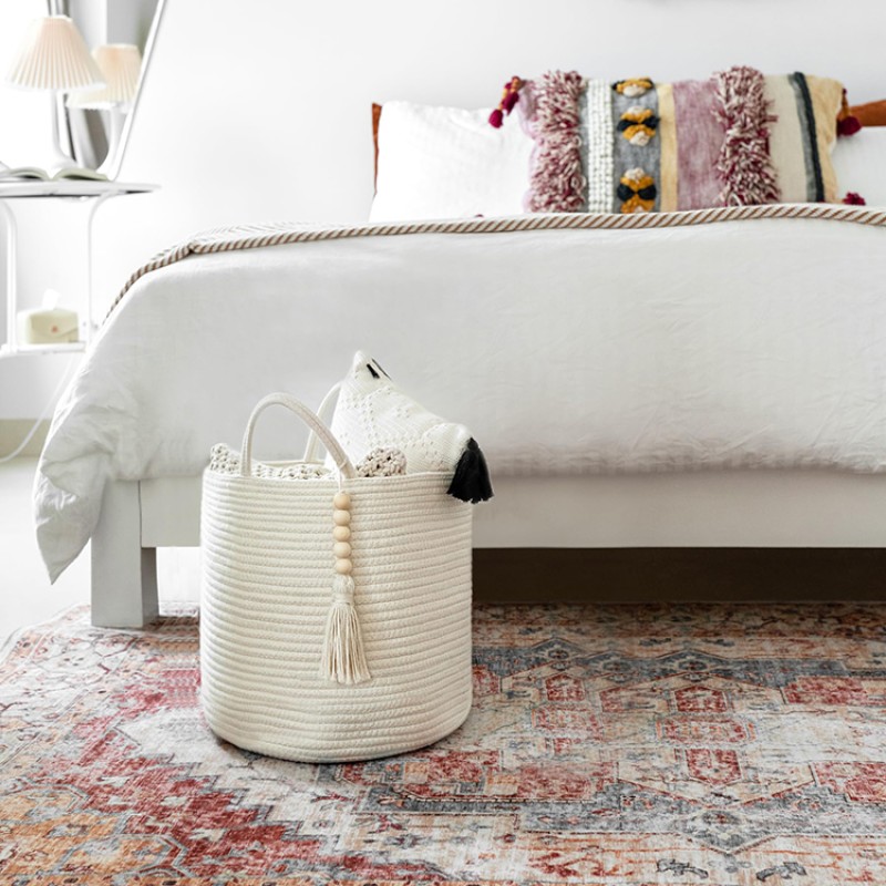 Storage Basket Supplier - Cotton Rope Woven