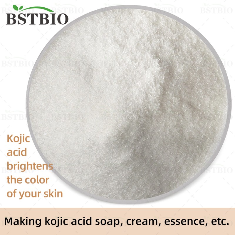 Cosmetic Grade Kojic Acid Powder 99% for Skin Whitening